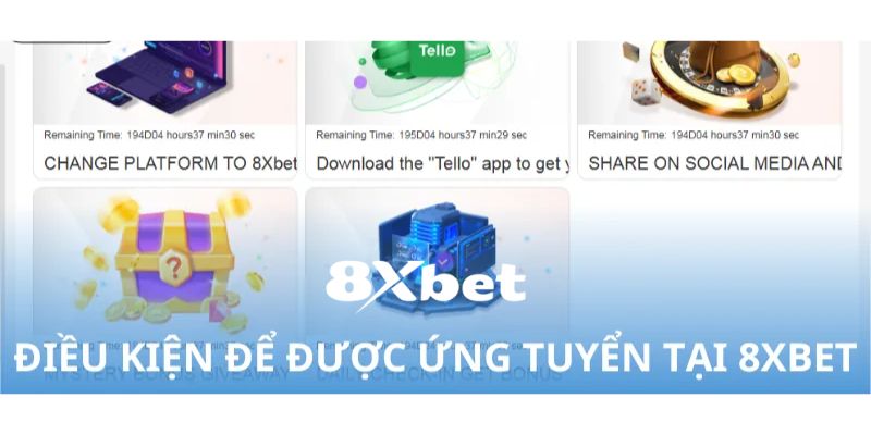 Tiêu chí để 8XBET tuyển dụng việc làm